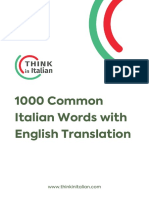 top-1000-most-common-Italian-words-with-English-translation-pdf