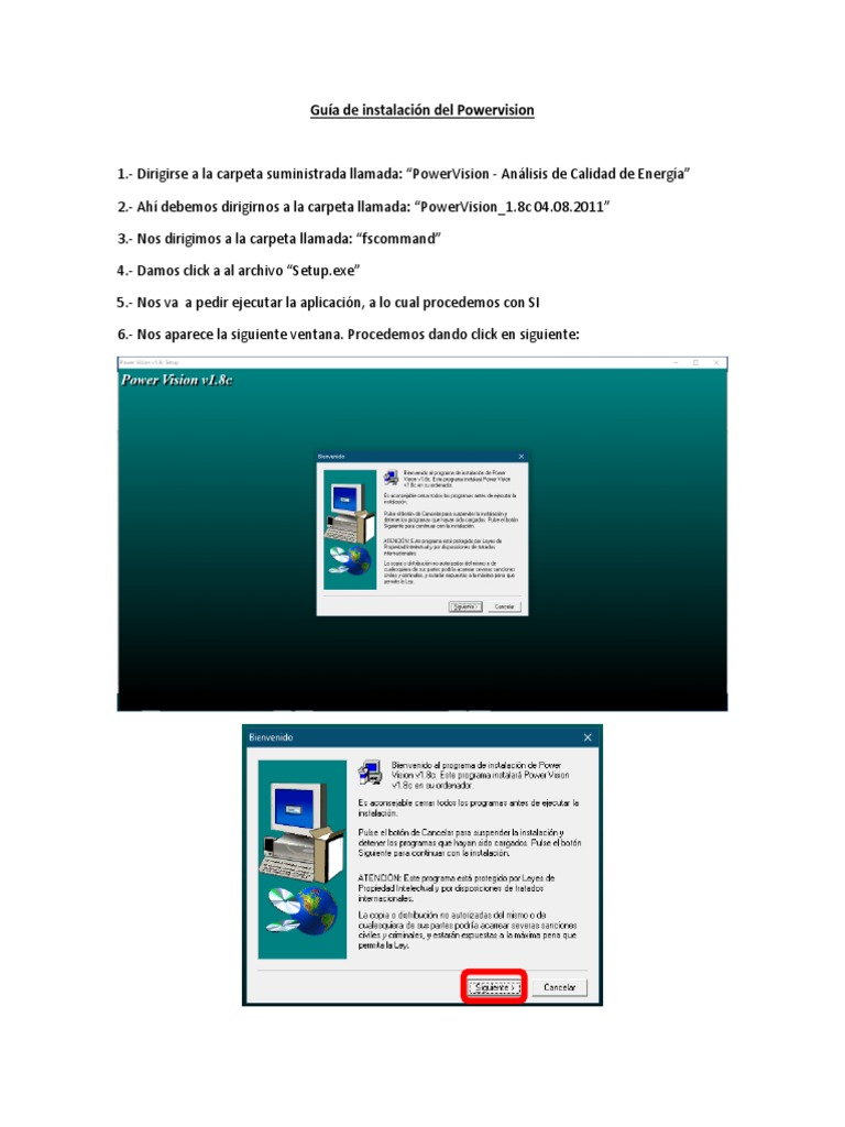Instalación de Powervision Paso a Paso | PDF | Informática