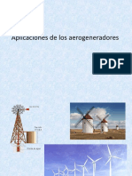 Aplicaciones de los aerogeneradores