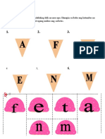 Week 20 - Letter Match Worksheets