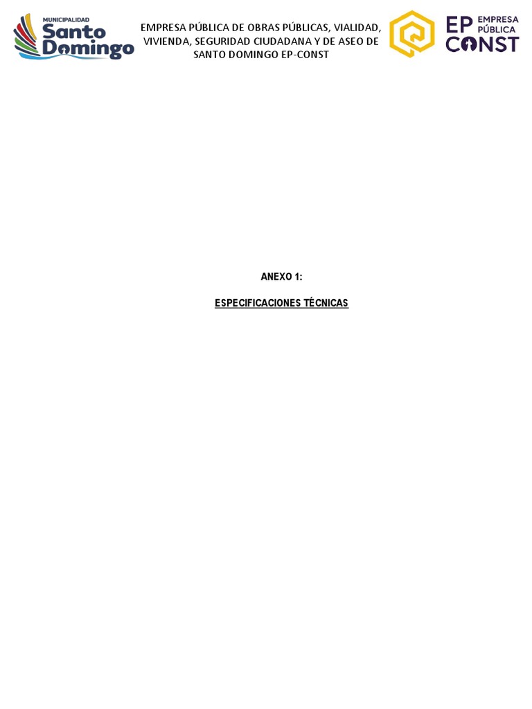 Esp Tec | PDF | Hormigón | Cemento