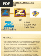 Zee Telefilms' Competitive Strategies