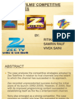 Zee Telefilms' Competitive Strategies