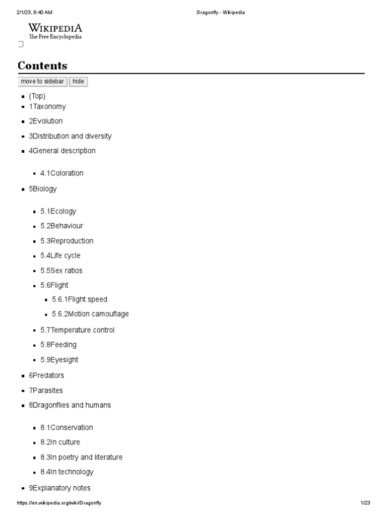 Overview of Dragonfly Species | PDF | Home & Garden | Young Adult