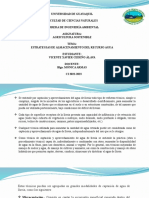 Estrategias para El Almacenamiento Del Recurso Agua