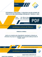 Dependencia Emocional - Violencia en Relaciones de Pareja - Rivera Mego Noviembre 2022