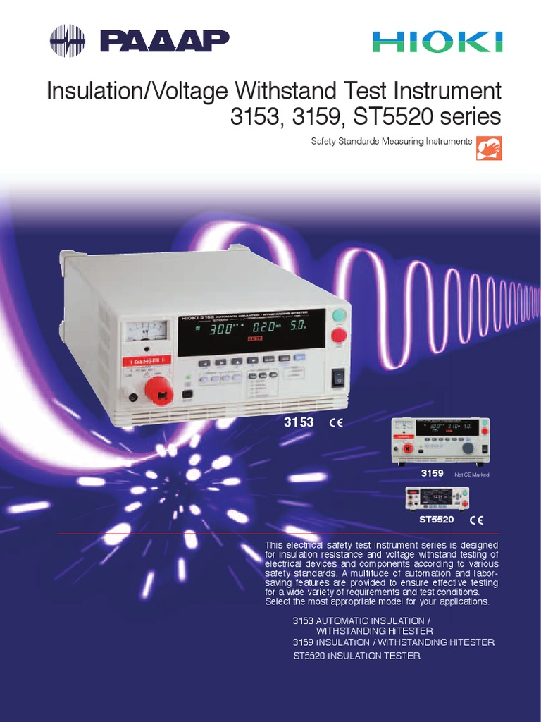 Hioki 3153 Eng PDF Alternating Current Voltage