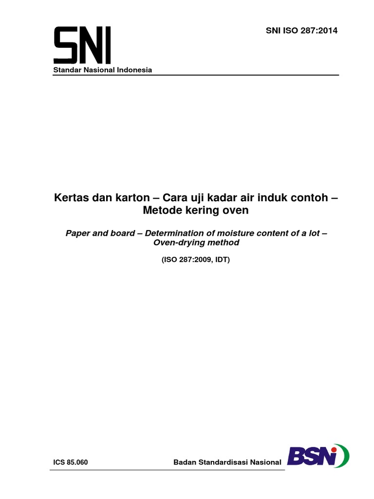 Sni Iso 287-2014 | PDF | Komputer | Teknologi & Rekayasa