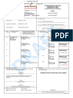 ACFTA Certificate of Origin