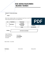 Invoice Ruko Di Muara Teweh