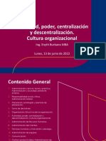 Sesión de Clase No. 6D Autoridad Poder y Cultura Organizacional