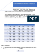 Construcción de Tabla de Frecuencias Con Intervalos