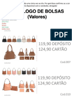 Catalogo de Bolsas Preço - 10-02-22