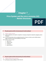 Chapter 7 - Price System A2 (Market Structures) - Student JAN2023