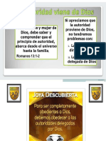 Principio Sobre Autoridad y Obediencia