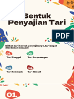 Bentuk Penyajian Tari