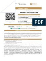 Acuse de Cedula Unica - CSI-ESP-2122-000552383