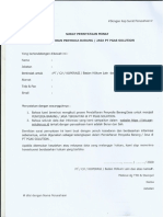 Draft Surat Minat Pendaftaran Vendor PT Pgassolution TH 2020 P