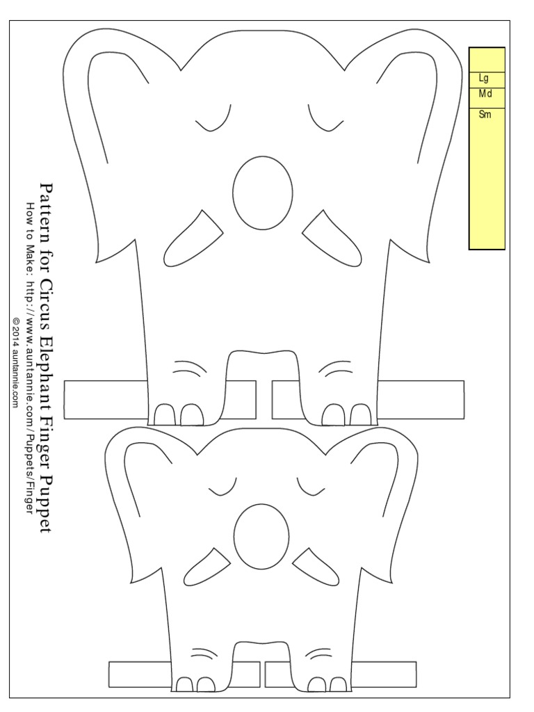 Finger Puppet Elephant PDF