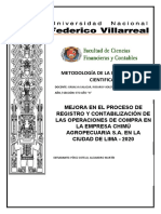 Mejora en El Proceso de Registro y Contabilización de Las Operaciones de Compra en La Empresa Chimú Agropecuaria S