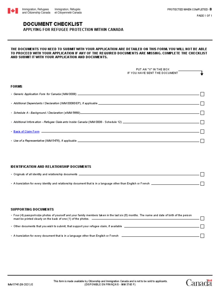 Imm 5745 e | PDF
