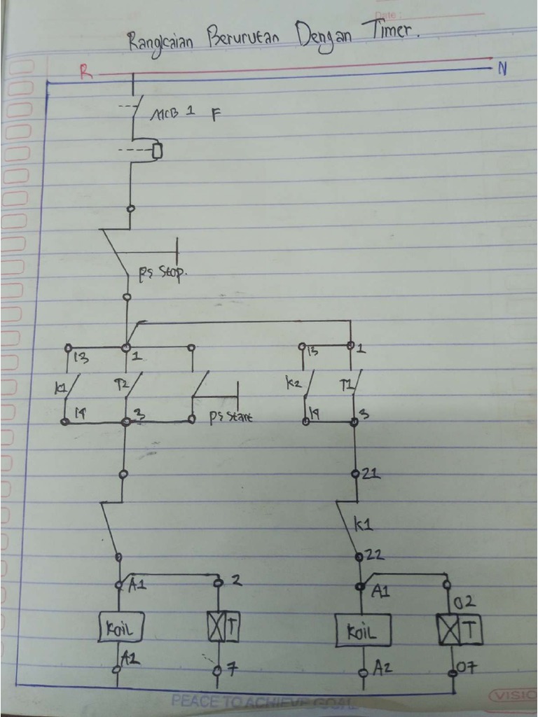 Rangkaian Berurutan Dengan Timer | PDF