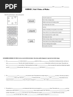 Worksheet 2 - States of Matter