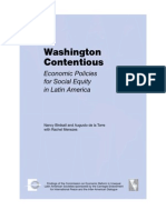 Washington Contentious. Economic Policies for Social Equity in Latin America