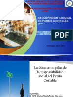 La Etica Como Pilar de La Responsabilidad Social Del Perito Contable - Cpc. Carlos Pastor Carrasc