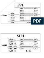 Repartitions Par Salle