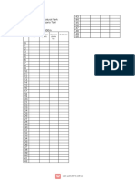 Field Data Sheet