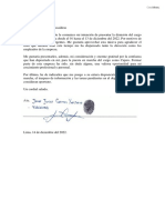 Carta de Renuncia