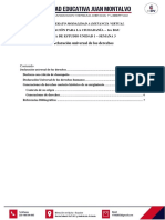 Declaración Universal de los Derechos: Generaciones de Derechos