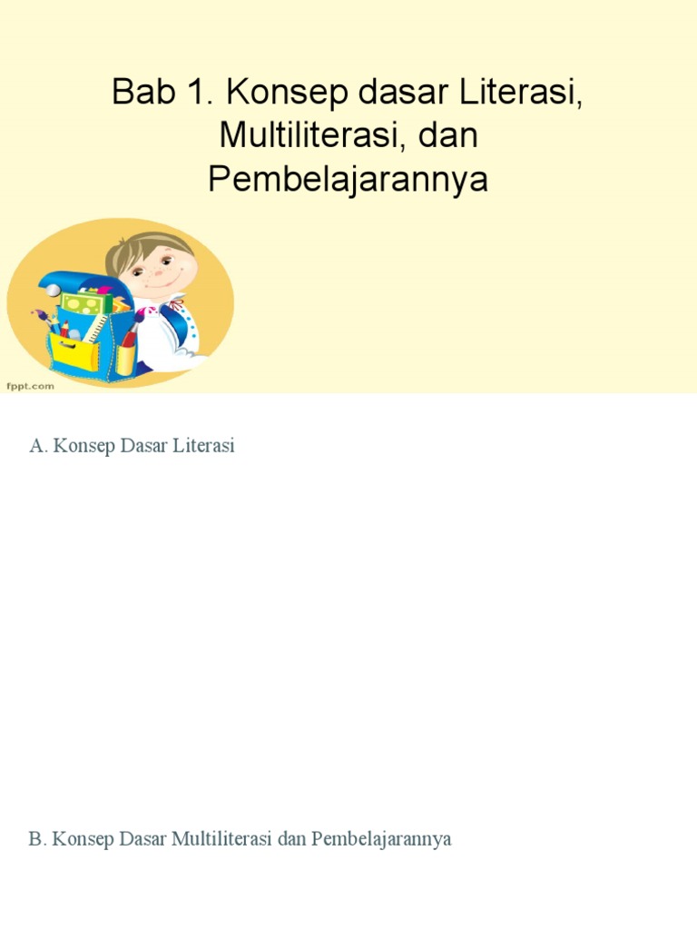 Konsep Dasar Literasi & Multiliterasi | PDF