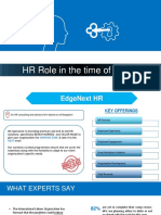 Role of HR in the time of Crisis