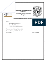 Metodologia de La Investigacion - Cancer Oral Deteccion Temprana en Adultos