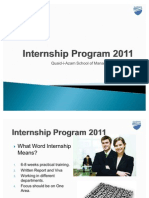 Internship Program 2011