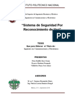 Sistema de Seguridad Por Reconocimiento de Voz (Tesis de Ingenieria ESIME)