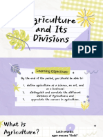 Agriculture 1 - Lecture 1