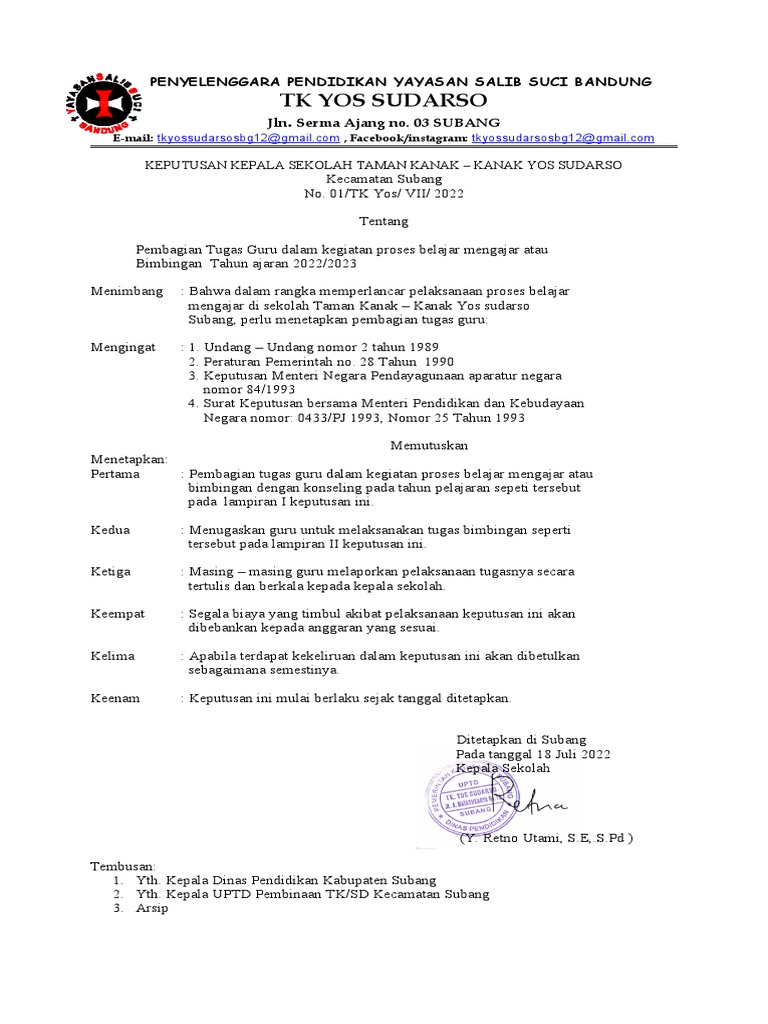 SKBM Kepala Sekolah 2022 2023 | PDF
