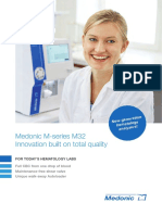 Medonic M-series M32 Analyzers Deliver a Full CBC from Just 20 μl of Blood