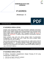 Pertemuan-7-IP ADDRESS 