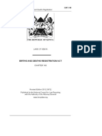 BirthsandDeathsRegistrationAct2of1928 Kenya