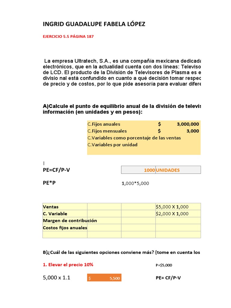 Análisis de Costos y Precios en Ultratech | PDF