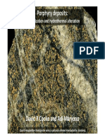 04 - 03 - 19 Talk 03 Porphyry Systems - Alteration and Mineralisation - DavidCooke