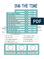 Time Practice - Preposition