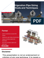 Refrigeration Pipe Sizing Methods and Techniques