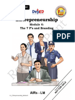 Entrep - Module 7 (7Ps of Marketing Mix)