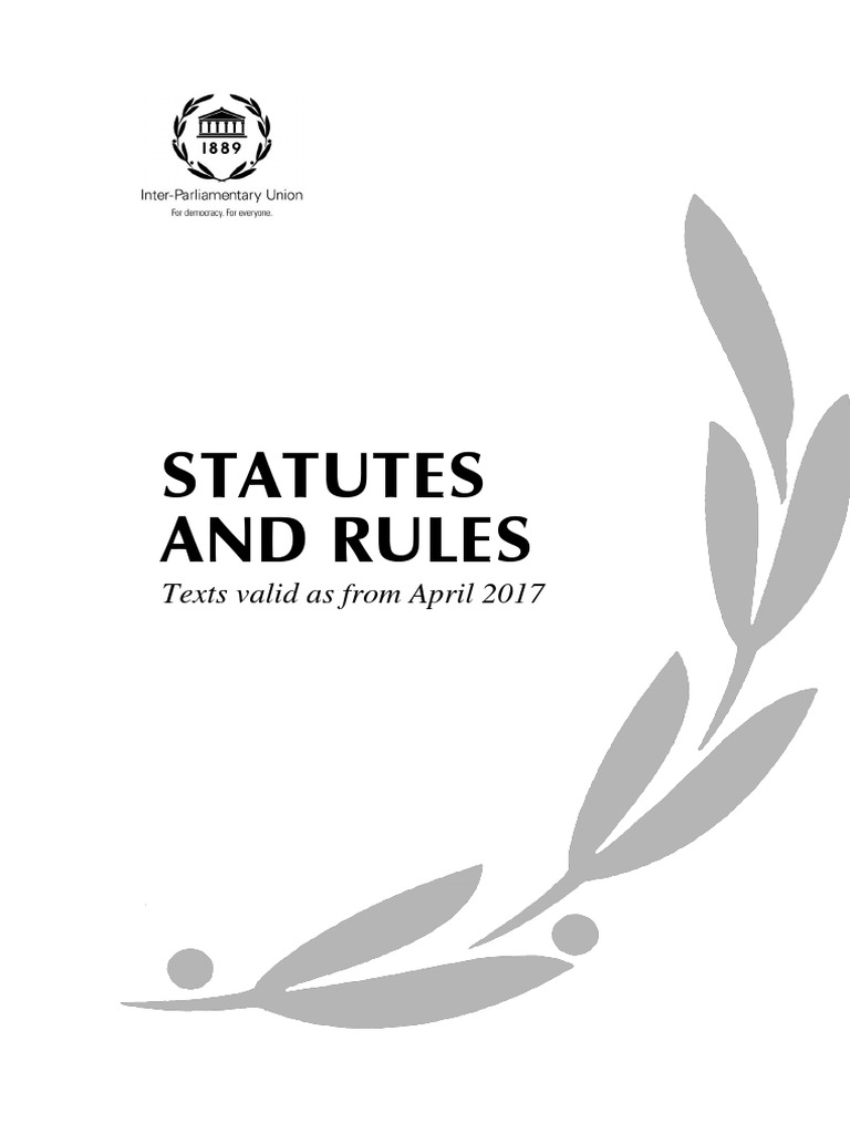 Statutes PDF Governance Justice