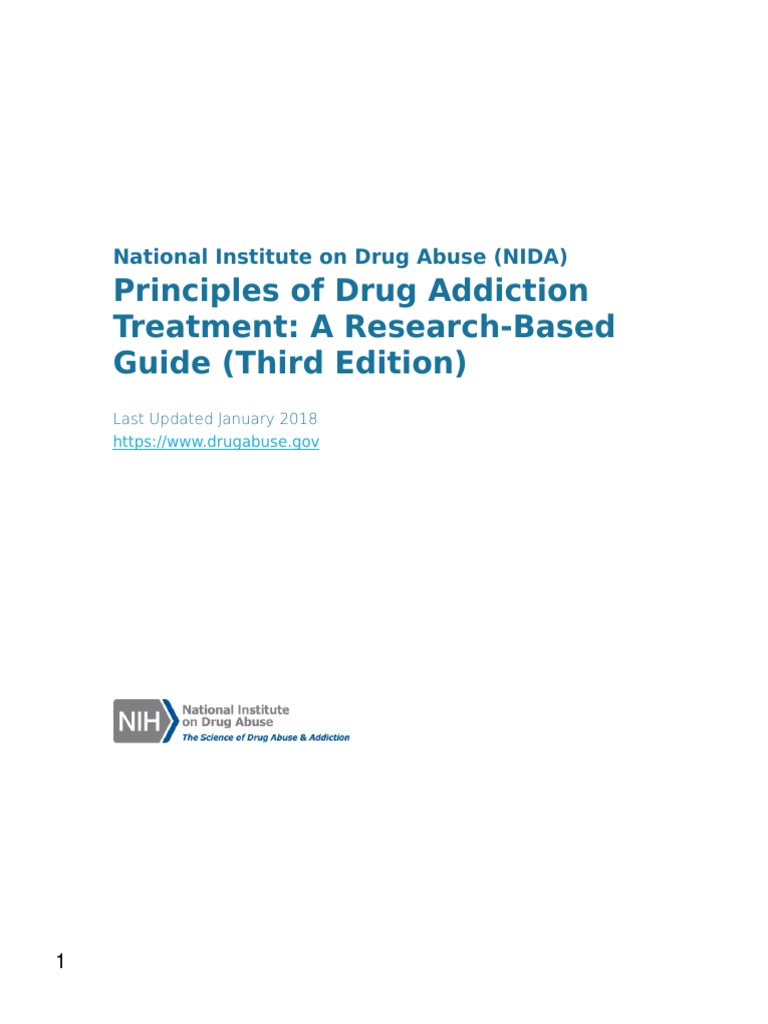 675 Principles of Drug Addiction Treatment A Research Based Guide Third ...